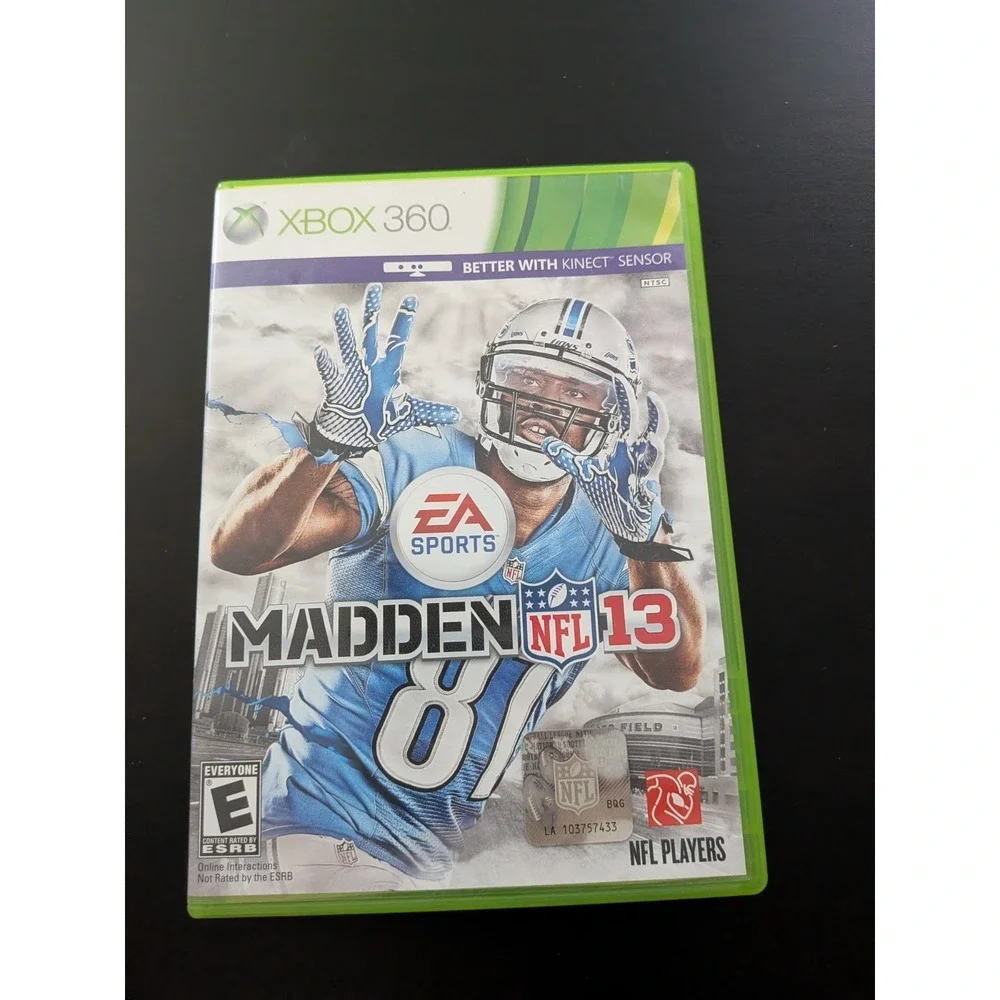 Madden NFL 13 (Microsoft Xbox 360, 2012) CIB, Tested Video Game